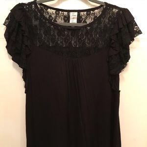 Lacey Black Blouse
